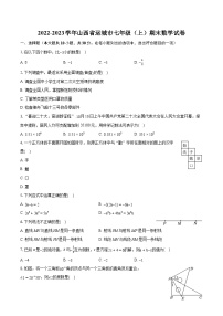 2022-2023学年山西省运城市七年级（上）期末数学试卷（含答案解析）