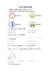 八年级上学期期末数学试题 (57)