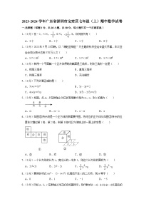 广东省深圳市宝安区2023-2024学年七年级上学期期中数学试卷