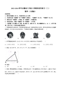 安徽省马鞍山市含山县第一中学2023-2024学年八年级上学期期中数学试题