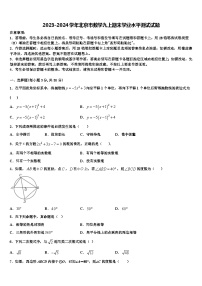 2023-2024学年北京市数学九上期末学业水平测试试题