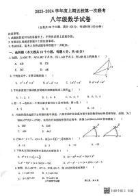 重庆市江津区五校联考2023-2024学年八年级上学期11月期中数学试题