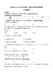 陕西省咸阳市礼泉县2023-2024学年七年级上学期期中数学试题