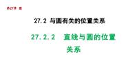 华师大版九年级下册第27章 圆27.2 与圆有关的位置关系2. 直线和圆的位置关系课文配套课件ppt