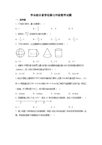 山东省枣庄市薛城区2023-2024学年七年级上学期期中考试数学试题（含解析）