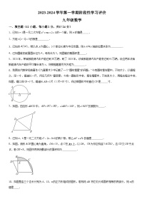 江苏省镇江市京口区2023-2024学年九年级上册期中数学试题（含解析）