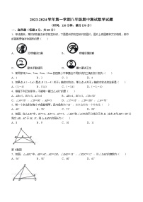 山东省德州市德城区第九中学2023-2024学年八年级上学期期中数学试题(含答案)