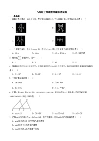 安徽省淮南市2023年八年级上学期数学期末测试卷附答案
