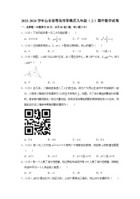 山东省青岛市即墨区2023-2024学年九年级上学期期中数学试题