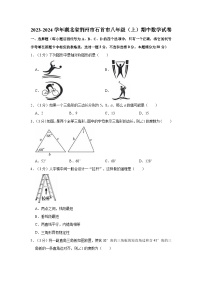 湖北省荆州市石首市2023-2024学年八年级上学期期中数学试卷