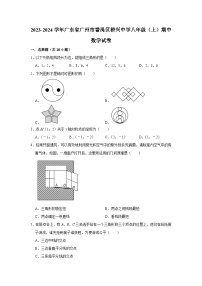 广东省广州市番禺区桥兴中学2023-2024学年八年级上学期期中数学试卷
