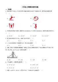 浙江省台州市2023年八年级上学期期末数学试卷 附答案