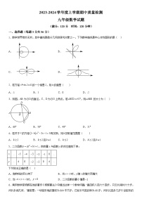 山东省日照市岚山区2023年九年级上册期中数学试题（含解析）