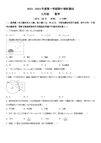 江苏省扬州市仪征市2023-2024学年九年级上册期中数学试题（含解析）