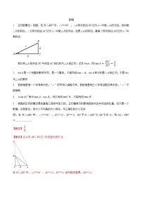 苏科版九年级下册7.1 正切精品同步达标检测题