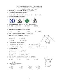 广东省广州市白云区+广大附中实验中学2022-2023学年八年级上学期期末检测+数学试卷（问卷）