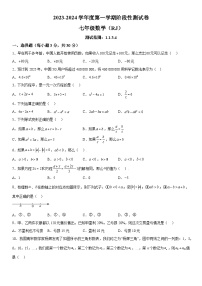 河南省驻马店市上蔡县2023-2024学年七年级上册12月月考数学试题（含解析）