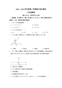 广东省河源市东源县2022-2023学年下学期七年级期中数学试卷