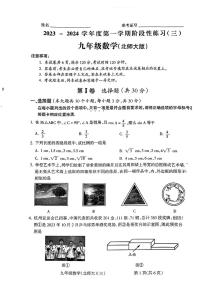 山西省运城市夏县部分学校2023～2024学年九年级上学期第三次月考数学试卷