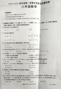 河北省保定市高碑店市2023-2024学年八年级上学期12月月考数学试题