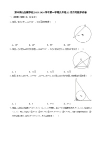 广东省深圳市南山区深圳市深中南山创新学校　2023-2024学年上学期九年级12月月考数学试卷