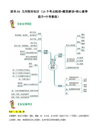 清单04 几何图形初步（14个考点梳理+题型解读+核心素养提升+中考聚焦）-2023-2024学年七年级数学上学期期末考点预测（人教版）