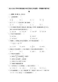 河南省新乡市长垣县2023-2024学年七年级上学期期中数学试卷