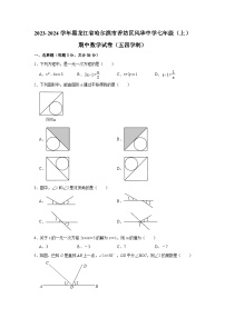 黑龙江省哈尔滨市香坊区风华中学2023-2024学年七年级（上）期中数学试卷（含解析）