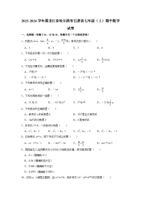 黑龙江省哈尔滨市巴彦县2023-2024学年七年级（上）期中数学试卷（含解析）