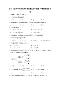 2023-2024学年河南省周口市太康县七年级（上）期中数学试卷（含解析）