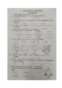 江苏省如皋市实验初中2023-2024学年九年级上学期第二次练习数学试卷（月考）