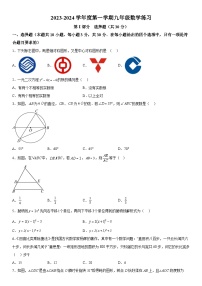 辽宁省大连市瓦房店市第三初级中学2023-2024学年九年级上册12月月考数学试题（含解析）