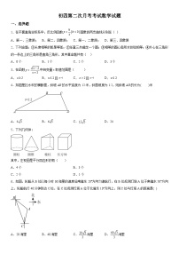 山东省泰安市东平县实验中学2023-2024学年九年级上册第二次月考数学试题（含解析）