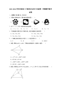 2023-2024学年河南省三门峡市灵宝市八年级（上）期中数学试卷（含解析）