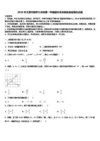 2023年天津市数学九年级第一学期期末质量跟踪监视模拟试题