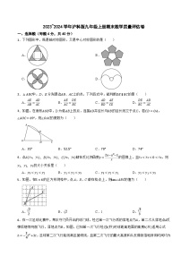 2023~2024学年沪科版九年级上册期末数学质量评估卷