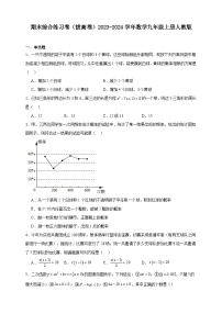 期末综合练习卷（拔高卷）2023-2024学年数学九年级上册人教版（含解析）