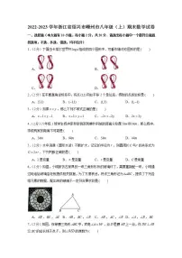 2022-2023学年浙江省绍兴市嵊州市八年级(上)期末数学试卷
