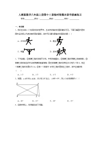 人教版数学八年级上册第十三章轴对称期末章节拔高练习