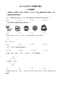 广东省中山市坦洲中学2019--2020学年八年级上学期期中数学试题