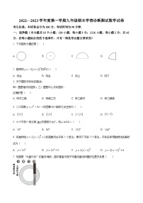 河北省张家口市桥西区2022-2023学年九年级上学期期末数学试题