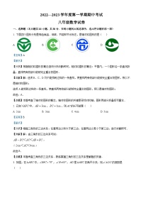 河南省商丘市夏邑县2022-2023学年八年级上学期期中数学试题答案