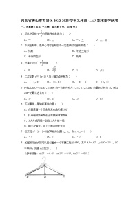 2022-2023学年河北省唐山市古冶区九年级（上）期末数学试卷