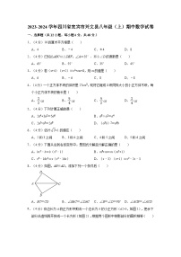 2023-2024学年四川省宜宾市兴文县八年级（上）期中数学试卷