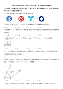 2023-2024学年安徽省阜阳市九年级上册第二次联考数学试题（含解析）