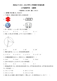 2023-2024学年福建省龙岩市第五中学九年级上册期中数学试题（含解析）