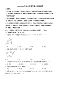 精品解析：北京陈经纶中学2022—2023学年八年级上学期数学期末统考模拟试题（原卷版）