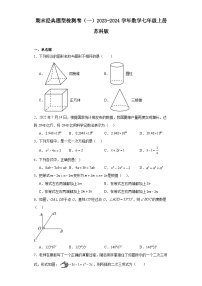 期末经典题型检测卷（一）2023-2024学年数学七年级上册苏科版