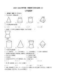 河南省周口市郸城县2023-2024学年七年级上学期12月月考数学试题