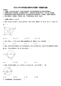 2023-2024学年重庆市数学九年级第一学期期末试题